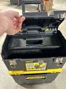 Like new! Stanley rolling 3 in 1 toolbox
