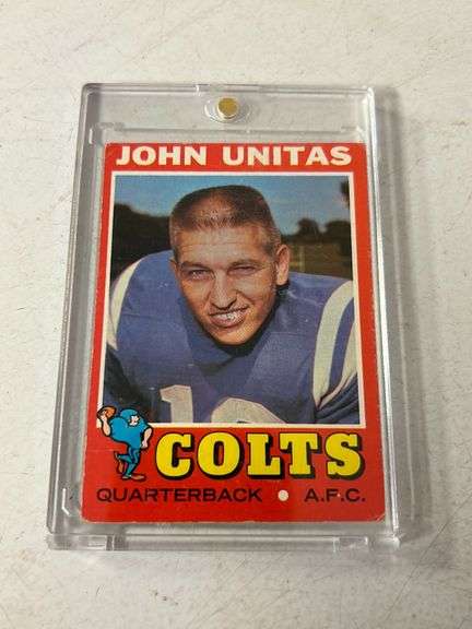 Look it up!! John Unitas card #1 slabbed