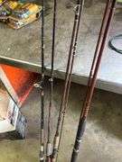 (4) Rods -see brands in pics - McNatt Real Estate