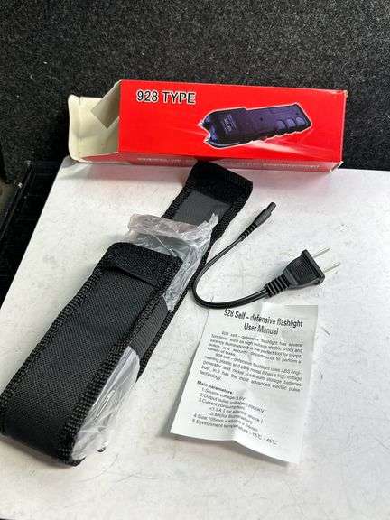New! 928 Self-defense Tazer flashlight -working !