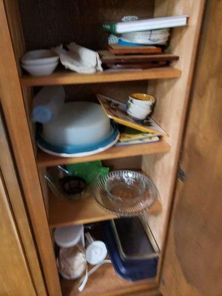 Contents of cabinet