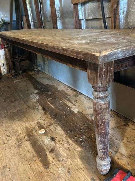 Exceptional old farm table