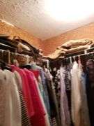 Closet full of clothes/SHOES