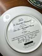 Set of 6 Beautiful Hummingbird plates signed and #ed -see all photos