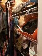 Closet full of clothes/SHOES