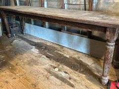Exceptional old farm table