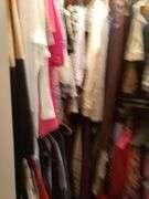 Closet full of clothes/SHOES
