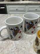 Homer Laughlin gravy-Poker cups-Sugar and creamer set