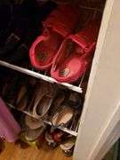 Closet full of clothes/SHOES