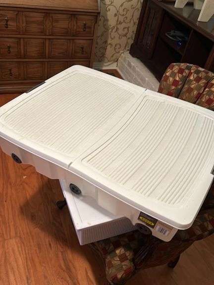 Under bed storage -storage container with newspaper memorabilia