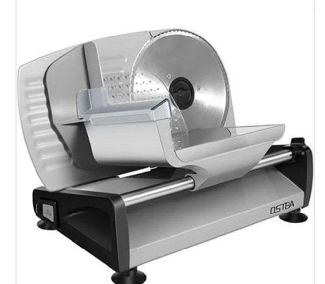 Meat Slicer Electric Deli Food Slicer with Child Lock Protection