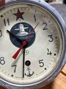 Look it up ! SOVIET RUSSIAN VOSTOK BOAT/SHIP SUBMARINE NAVY CLOCK  /KEY (running  keeps time)