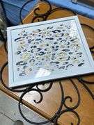 Picture and metal wall decor