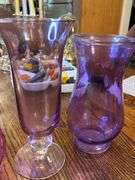 3 large Glass vases