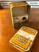 Early Editon Mazda lamp can w/orig bulb