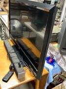 VIZIO Flatscreen TV W/remote-Visio Soundbar and Sony Super acoustical woofer