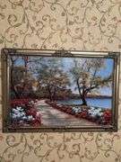Metal wall decor and beautiful picture