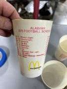 3 Burger King The Fonz cups & 2 1975 AL and AU McDonalds football schedule cups