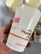 3 Burger King The Fonz cups & 2 1975 AL and AU McDonalds football schedule cups