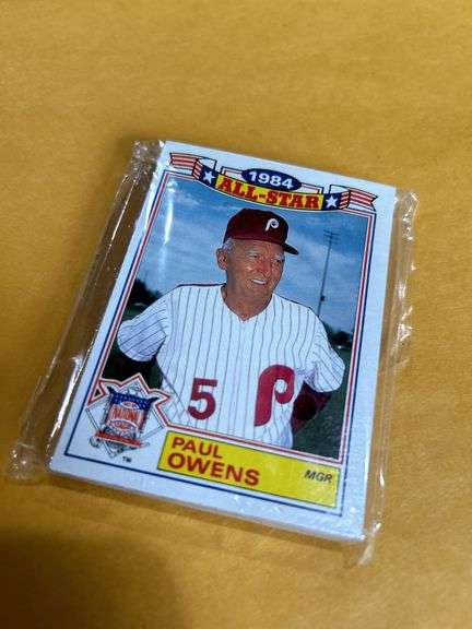 1984 set of baseball greats card set of 22