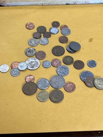 Unsearched Foreign coins
