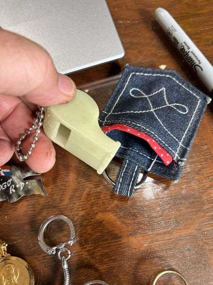 12 neat keychains done with adv
