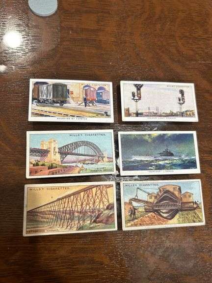 Lot of 6 Players & Churchman’s Cigarette cards