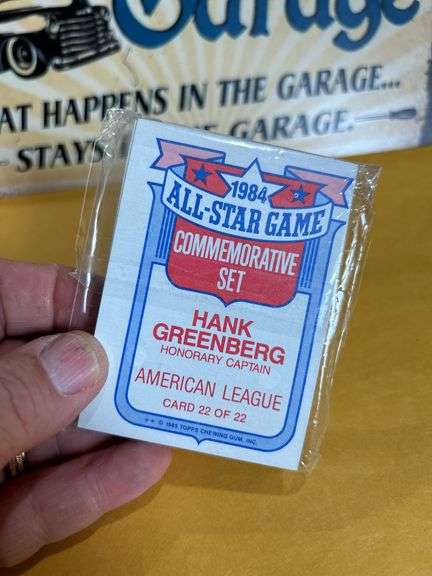 1984 set of baseball greats card set of 22
