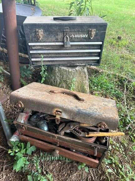 2 toolboxes and contents
