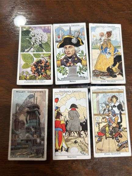 Lot of 6 Wills  & Churchman’s Cigarette cards