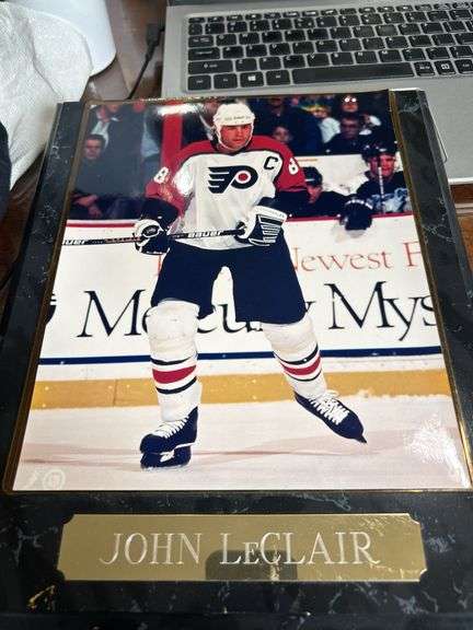 John LeClaire AGFA orig action photo and plaque