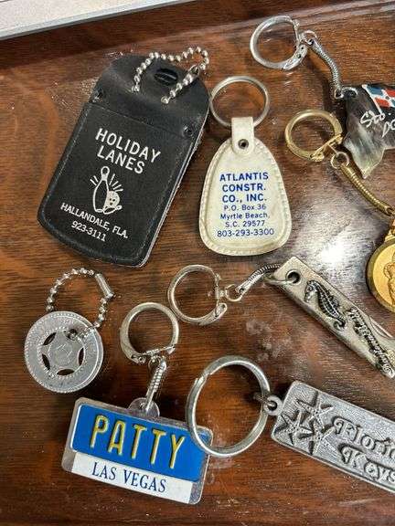12 neat keychains done with adv