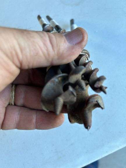 Auger bits -11/16-1/2”-1” & 11/8 “