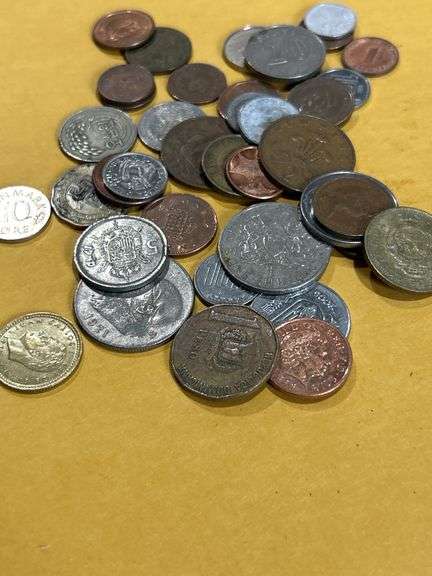 Unsearched Foreign coins