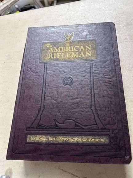 Orig NRA complete year ! 1965 American Rifleman binder with a set of great magazines