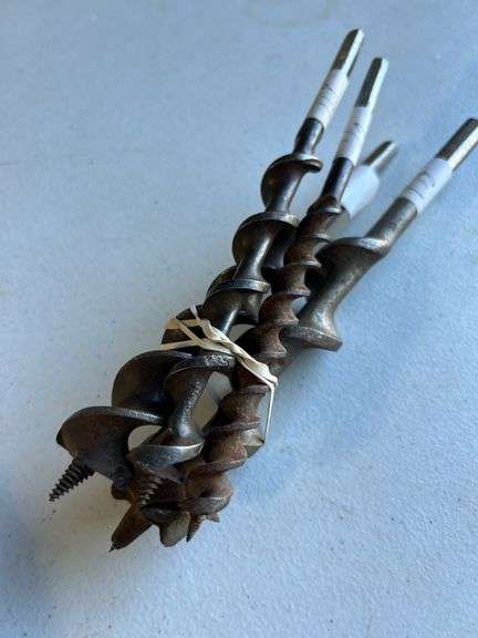 Auger bits -11/16-1/2”-1” & 11/8 “