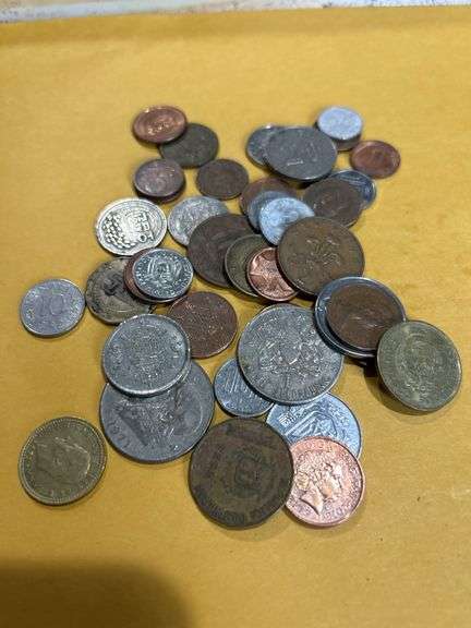 Unsearched Foreign coins