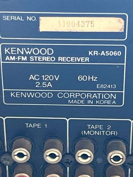 Kenwood Stereo Receiver