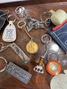 12 neat keychains done with adv