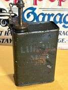 Old Military lubricant can -with contents
