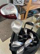 Nice Golfsmith bag with namebrand clubs see photos