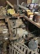 Contents of shelf and work bench
