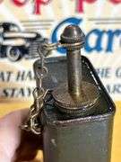Old Military lubricant can -with contents
