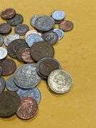 Unsearched Foreign coins