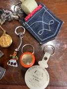 12 neat keychains done with adv