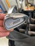 Nice Golfsmith bag with namebrand clubs see photos