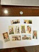 10- old cigarette tobacco trading cards