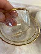 Set of vintage frosted grape w/oak leaf pattern 3pc nesting bowls