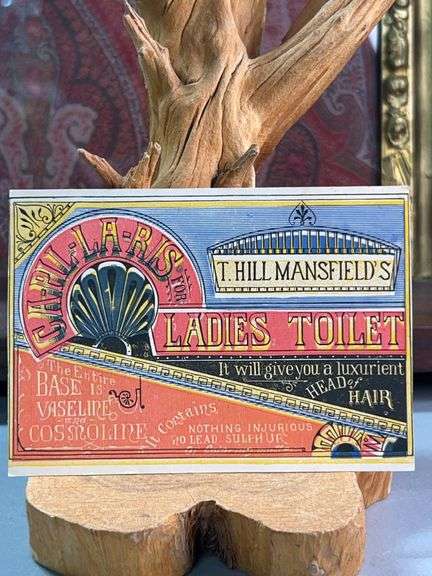 T. Hill Mansfield old trade card