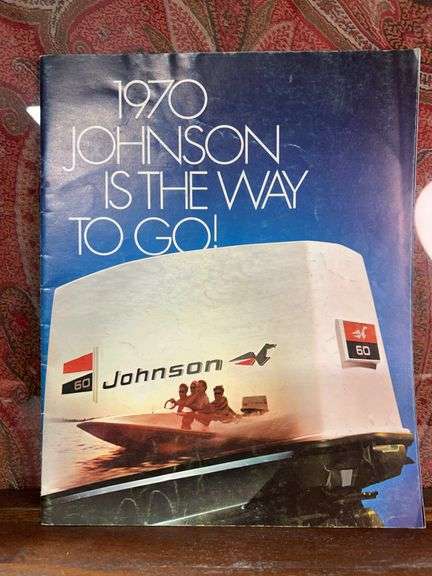 Hard to find! Nice 1970 Johnson outboard motor manual